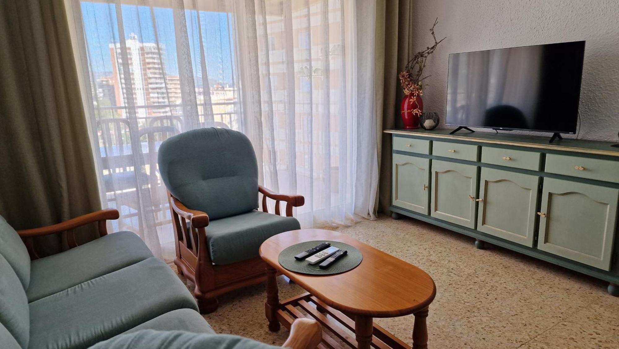 Apartamento 3 Habitaciones Con Piscina Y Vistas Al Mar Бенікасім Екстер'єр фото