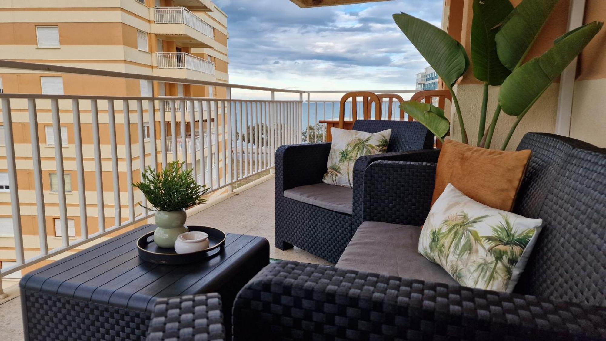 Apartamento 3 Habitaciones Con Piscina Y Vistas Al Mar Бенікасім Екстер'єр фото