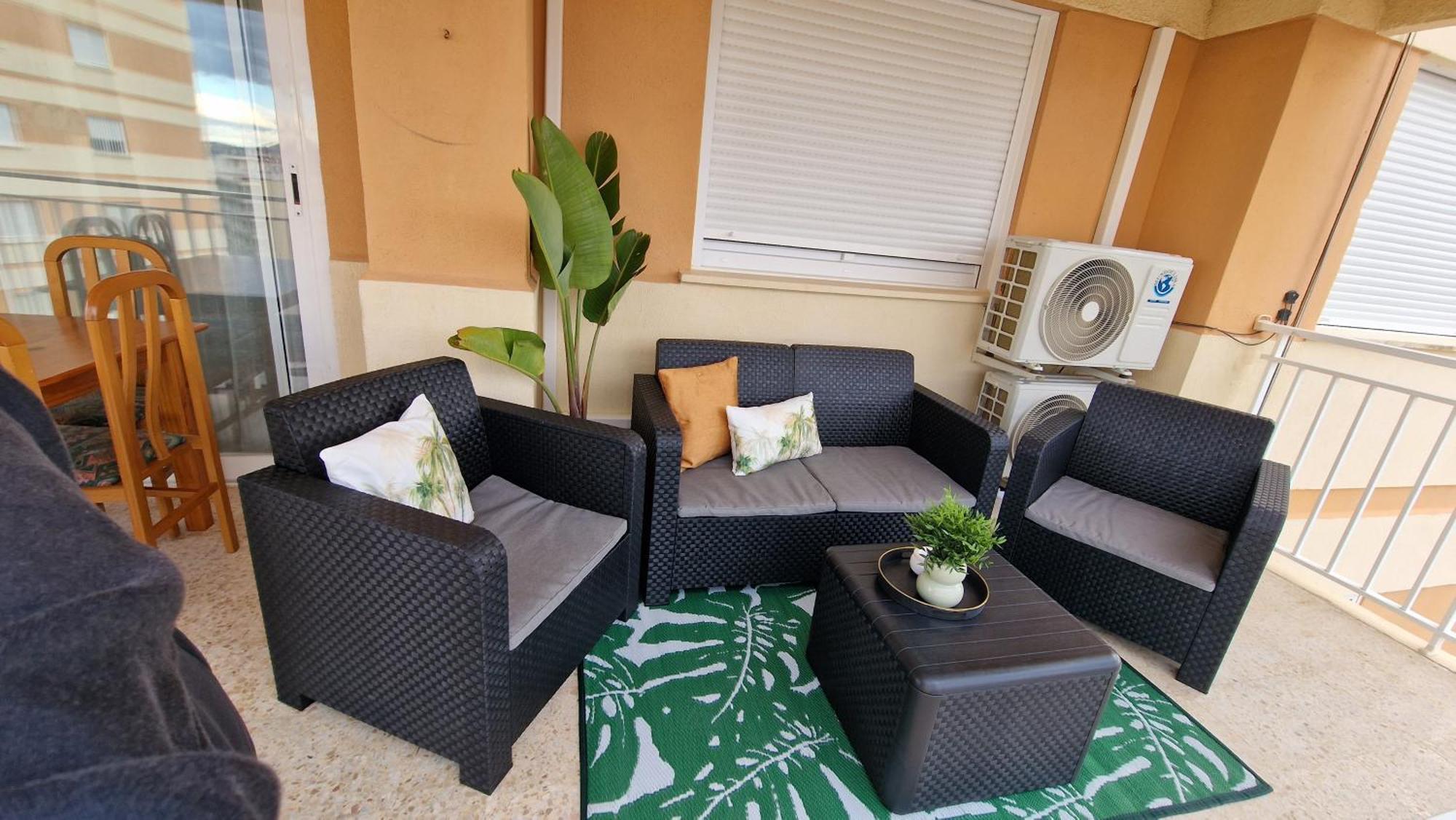Apartamento 3 Habitaciones Con Piscina Y Vistas Al Mar Бенікасім Екстер'єр фото