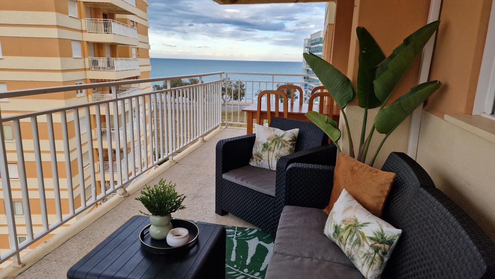 Apartamento 3 Habitaciones Con Piscina Y Vistas Al Mar Бенікасім Екстер'єр фото
